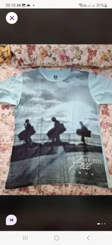 Camiseta infantil Lemon tamanho 14