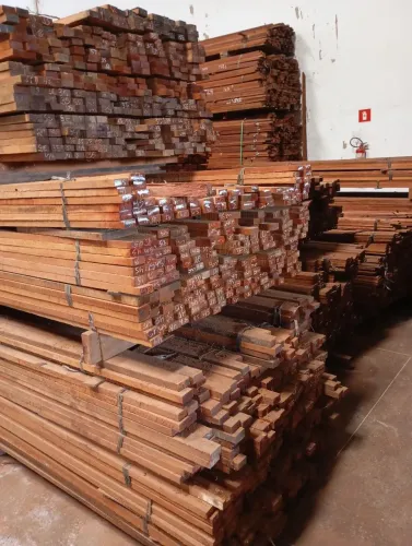 Caibro, linha e ripa massaranduba