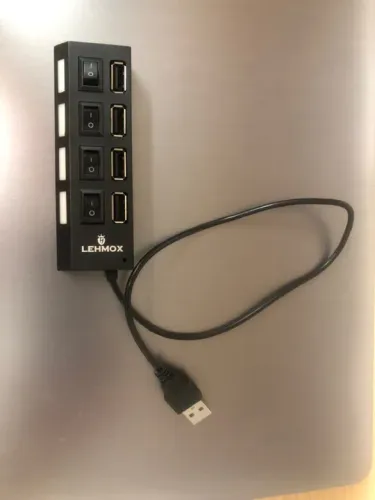 Hub USB 4 Portas - Lehmox