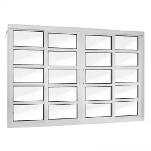 Janela Aluminio Travessa 100x200 Reforçada