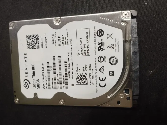 HD Notebook 500 GBSeagate ou WD Black