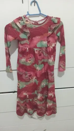 Vestido infantil Tam 08 anos