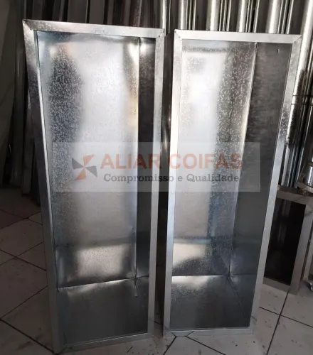 Coifa Caixote em aço galvanizado (cada)
