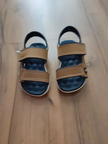 Sandália com velcro infantil menino Molequinho Tam 21