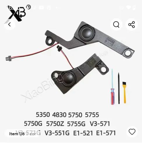 Alto-falantes Notebook - Modelos 5350 5750 5755 - acer e1 571, e1 531