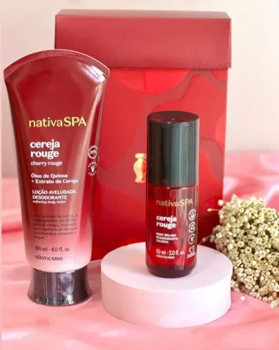 Kit Presente Nativa SPA Cereja Rouge de O Boticário 