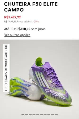 Chuteira Adidas de Campo