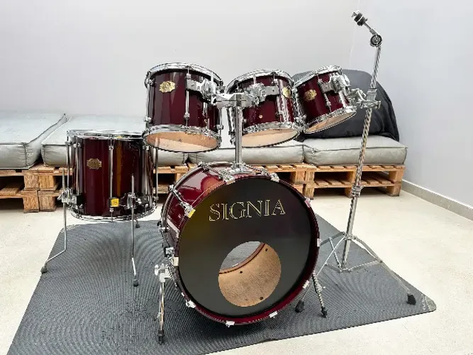 Premier Signia Maple 10 12 13 16 22 Made In England, Raridade!