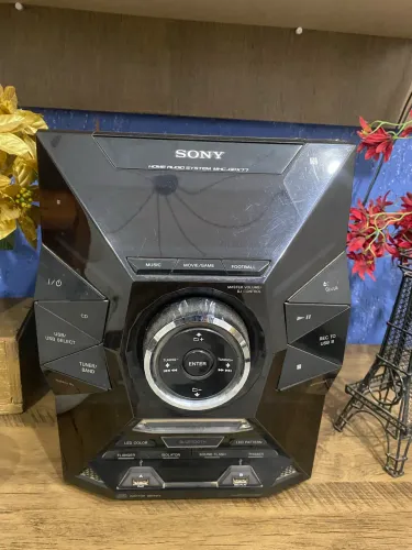 Som Sony Completo com Caixas Grandes - Toca Forte - Sem Controle 