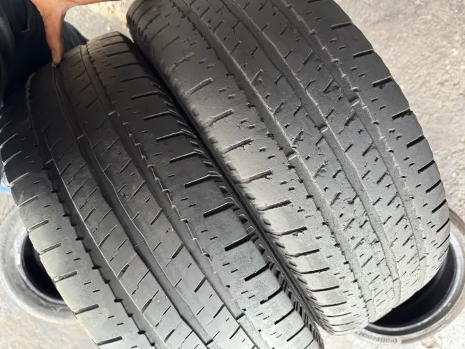 Par de Pneus 225/65R17 102H Goodyear Wrangler Fortitude HT, 65% vida útil