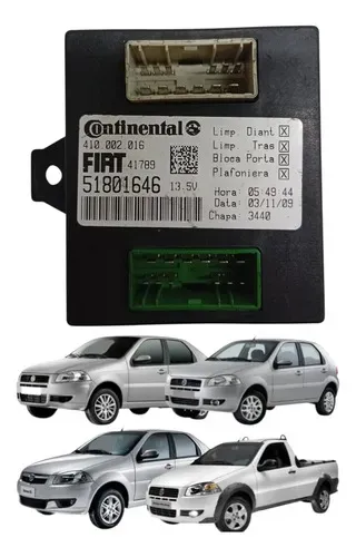 Modulo Central Limpador Fiat Palio Siena Strada 2008 2014