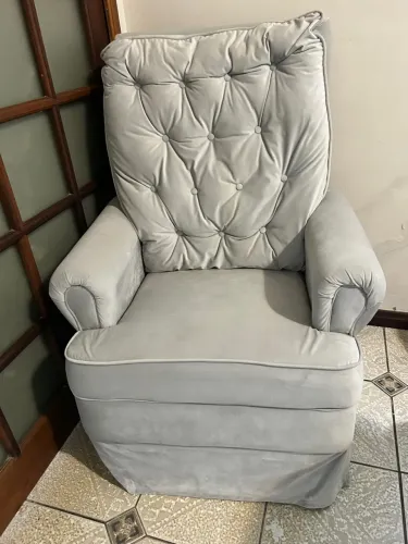 Poltrona de Amamentação Cinza