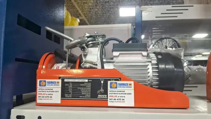 GUINCHO ELÉTRICO 200KG MON 127/220V 450W 3M INTECH