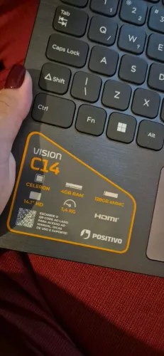 Notebook Vision C4128A - Pouco uso