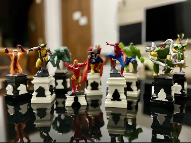 Peça De Xadrez Marvel Miniatura Coleção Planeta Deagostini