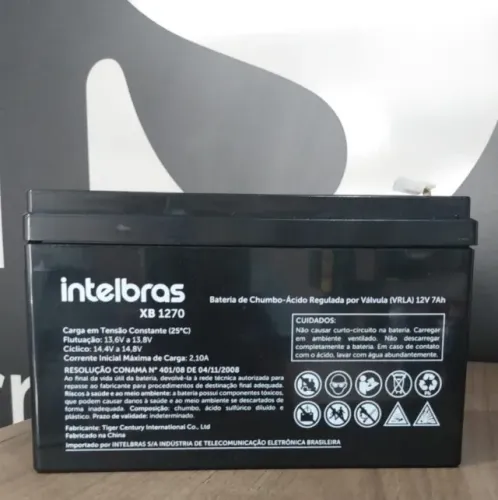Bateria Selada Intelbras XB 1270 12v 7ah