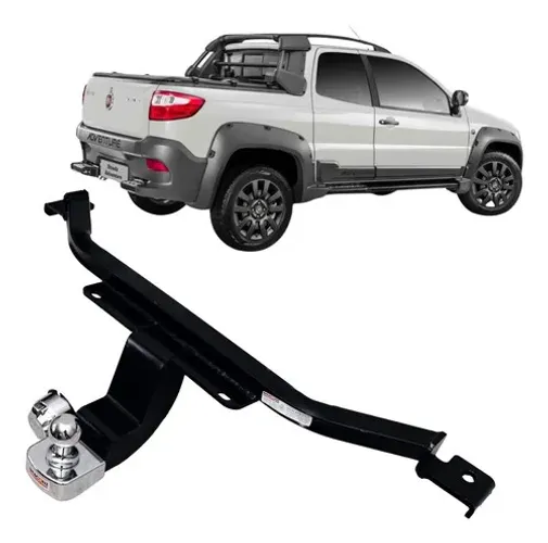 Engate Reboque Fiat Strada 2014 Até 2020