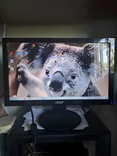 Monitor Lcd 15.6 Acer P166hql Cor Preto Preto (Usado)