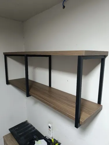 Prateleira Industrial Nova 1.50m x 30cm x 42.5cm Altura - Entrego Montada