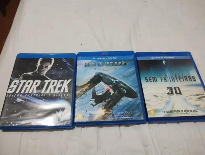 Blu-ray star trek Coleção de 3 Filmes