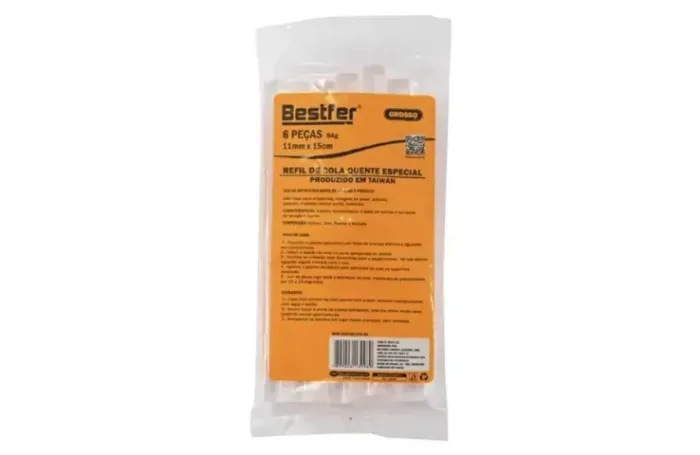 REFIL P/PISTOLA DE COLA 11MMX15CM BESTFER
