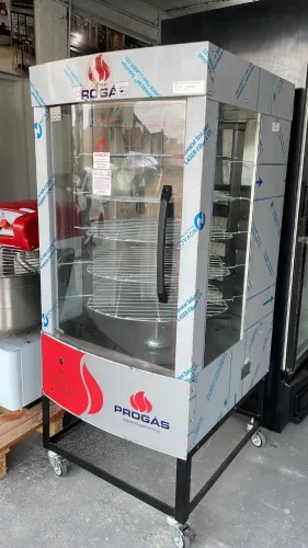 Assador giratório 60kg com infra 