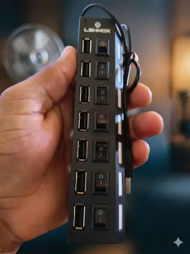 Hub USB com 7 portas 