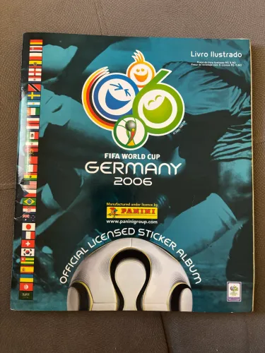 Álbum da copa 2006 completo sem avarias