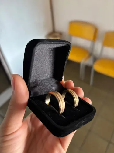 Aliança de noivado nova!