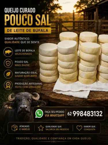 Queijo curado pouco sal