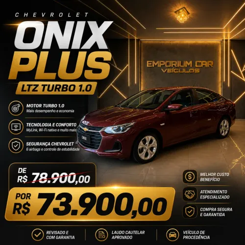 Chevrolet Onix Plus LTZ 1.0 12V TB Flex Mec. 4P 2023