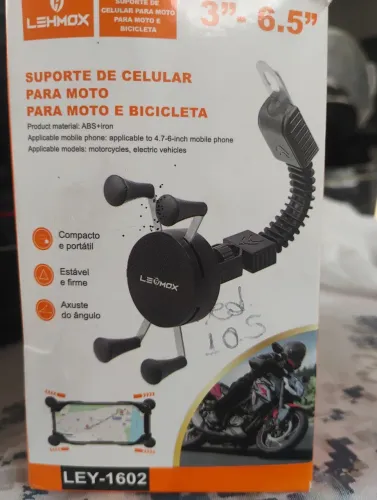 Suporte de celular para moto