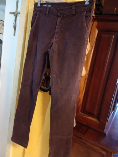 Calça marrom masculina com elastano 42 ( RALPH LAUREN,)