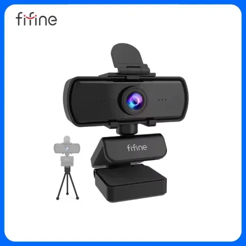 Webcam Fifine K420 2K 1440p USB com Microfone