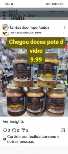 Doce no pote de vidro 680 g