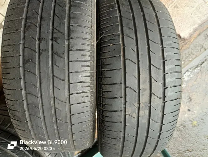 Par de pneus meia vida 195/55/15 marca Bridgestone 