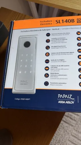 Fechadura eletrônica papaiz