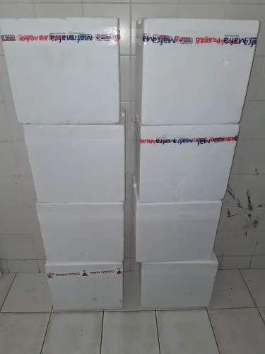 Caixa de isopor bm para pescaria