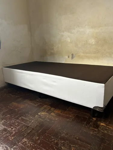 Cama ortobom de solteiro com colchão