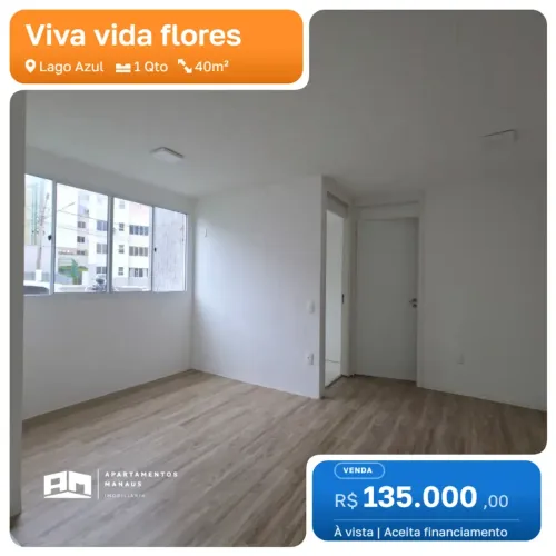 Viva Vida flores - 1 Quarto - Lago Azul
