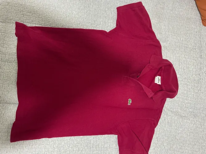 Polo lacoste vermelha