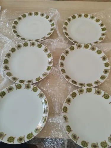Conjunto de 6 pratos PORCELANA sobremesa MEDAILLOM RENNER