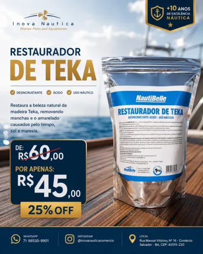 Restaurador de Teka NautiBelle 1kg