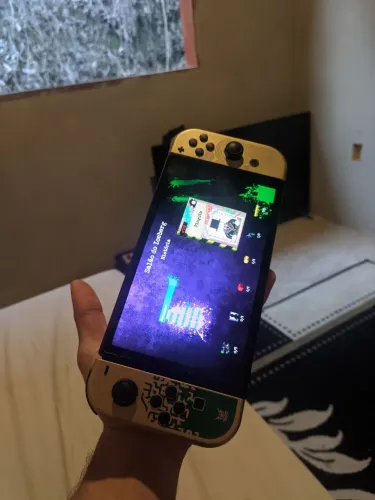 Nintendo switch oled edição especial zelda! Semi-novo!
