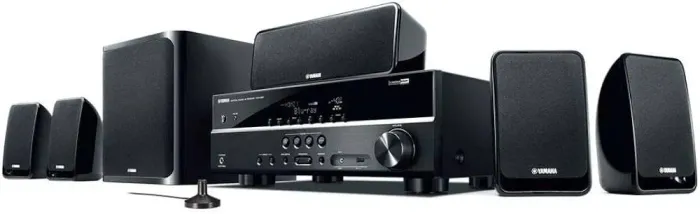 Home Theater Yamaha YHT-2910 com receiver e caixas acústicas