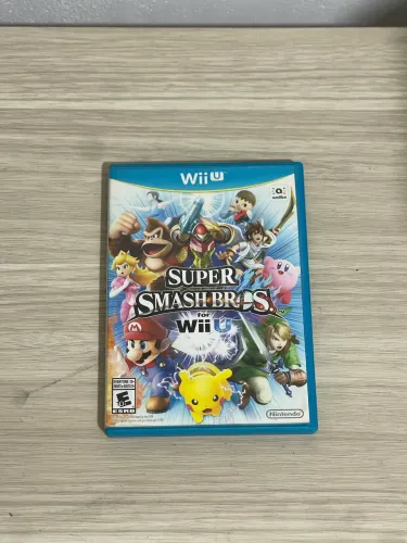Super Smash Bros. Wii U - Original e Completo (Com Manual)