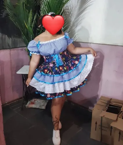 Vestido de caipira ( festa junina)