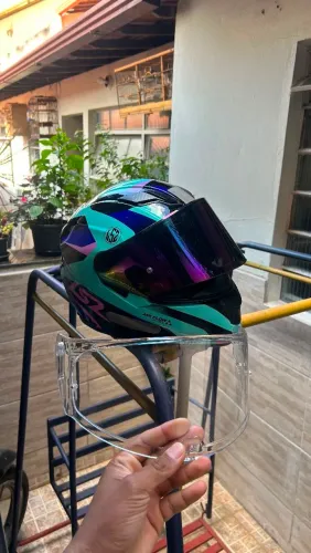 Capacete Ls2 com óculos - T58