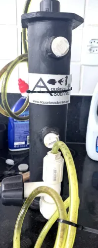 Reator de Enxofre para Aquário Marinho - controle de nitrato (Sobrinho)