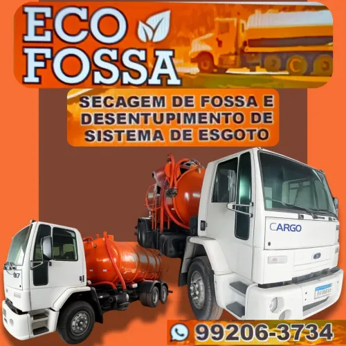 Eco Fossa - secagem de fossa e desentupimento de sistema de esgoto 